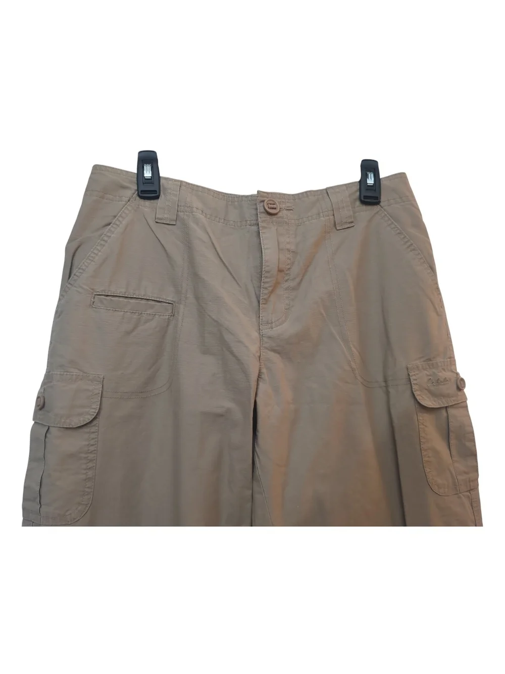 Cabela’s Hikers Cargo Pants Women’s Size 8 Tan Ripstop Utility Outdoor Gorpcore